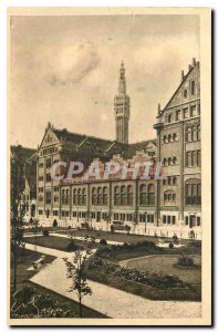 Old Postcard Lille Town Square Hotel and the Reduit