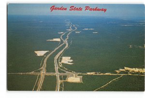 New Jersey NJ Vintage Postcard Garden State Parkway Aerial View
