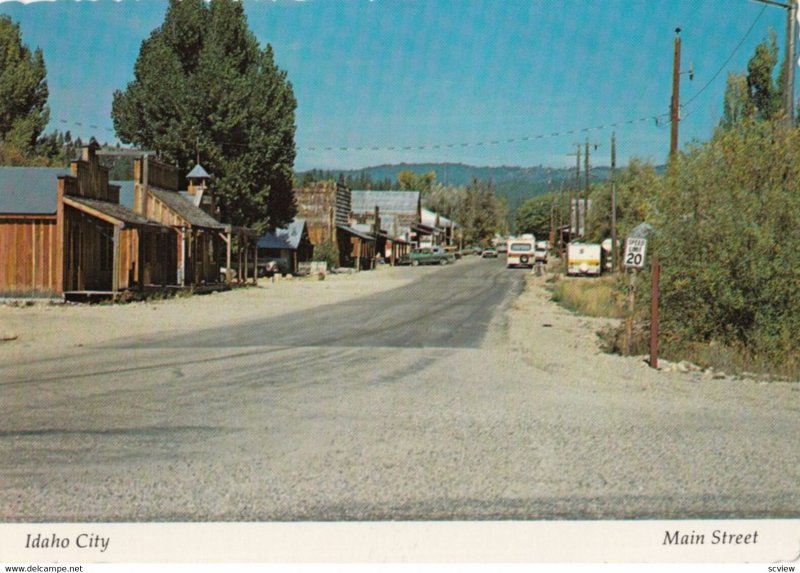 Idaho City, Idaho, 1960-70s; Main Street