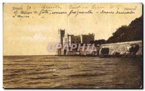 Old Postcard Trieste Miramar