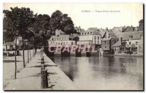 Auray Old Postcard Old Bridge Loch