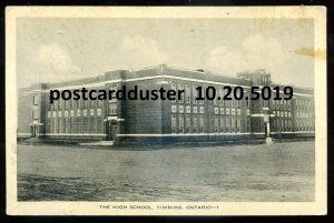 h3199 - TIMMINS Ontario Postcard 1940s High School