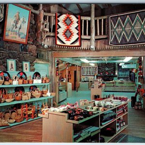 1957 Denver, CO Buffalo Bill Memorial Museum Curio Shop Lookout Mountain PC A235