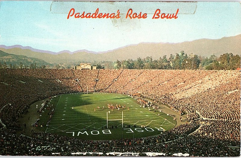 Chrome STADIUM SCENE Pasadena - Los Angeles California CA AH8220