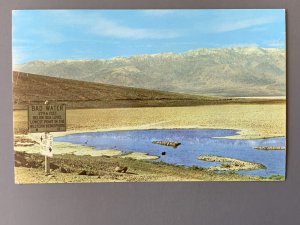 Bad Water Death Valley CA Chrome Postcard A1163090034