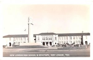 New London High School & Cenotaph - Texas