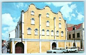 Willemstad, Curacao ~ MIKVE ISRAEL EMANUEL SYNAGOGUE Judaica c1960s   Postcard