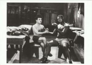 Charlie Chaplin City Lights Black Boxer ? Postcard