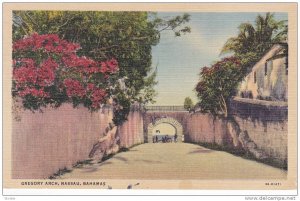 Gregory Arch, Nassau, Bahamas, PU-1952