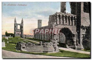 Old Postcard St Andrews Cathedral