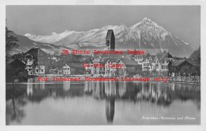 Switzerland, Interlaken, RPPC, City Scene, Photo