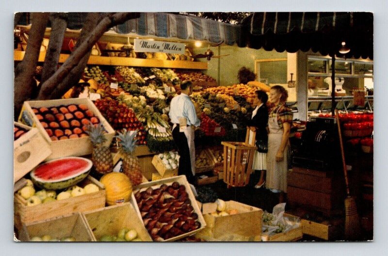 Los Angeles California Farmers Market Fruits & Vegetables Chrome