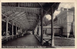 C039 Austria, Badd Gleichenberg Steiermark 1936 mountain vintage postcard