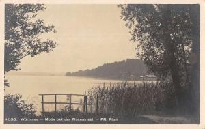 Wurmsee Lower Saxony Germany scenic birds eye view of lake real photo pc Y13938