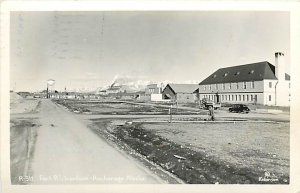 AK, Anchorage, Alaska, RPPC, Fort Richardson Street View, Robinson No R-511