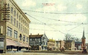 Haymarket Square in Lewiston, Maine