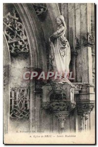 Postcard Ancient Church Brou Saint Madeleine