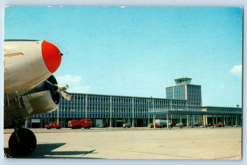 Halifax Canada Postcard Halifax International Airport At Kelly Lake c1950's