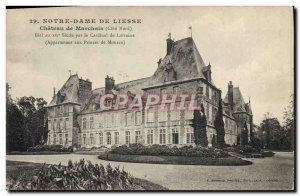 Old Postcard Notre Dame De Liesse Chateau De Marchais