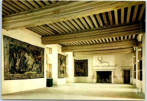 Postcard - Aile de Longueville, Salle des Gardes - Château de Châteaudun, France