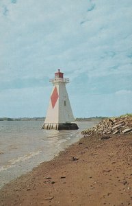 Lighthouse at Brighton Shore Charlottetown Canada Postcard