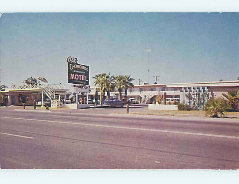 Pre-1980 OLD CARS & EL CORONADO MOTEL Gila Bend Arizona AZ M2456