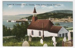 Little Indian Church Tadousac Quebec Canada 1910c postcard