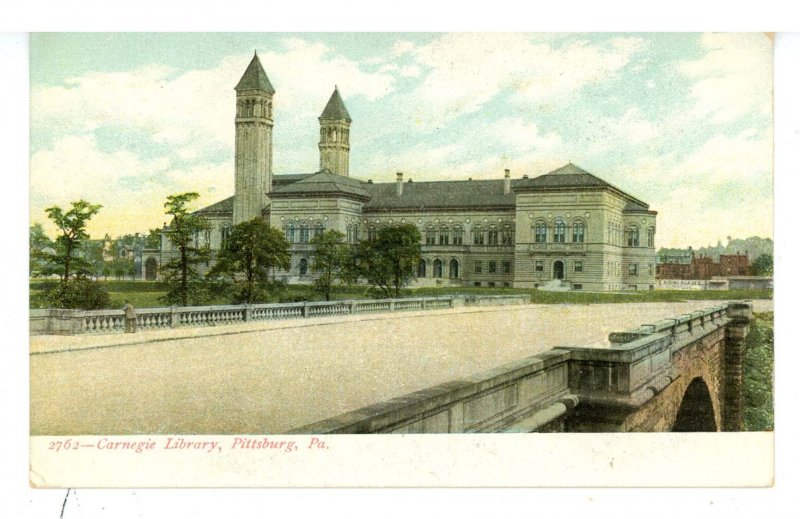 PA - Pittsburgh. Carnegie Library ca 1906