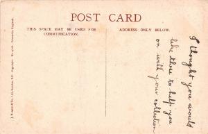 LONDON 1908 FRANCO BRITISH EXHIBITION LAKE& COURT OF HONOR~SWAN BOAT POSTCARD