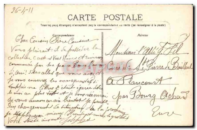 Postcard Old Nimes Les Arenes Exterior view