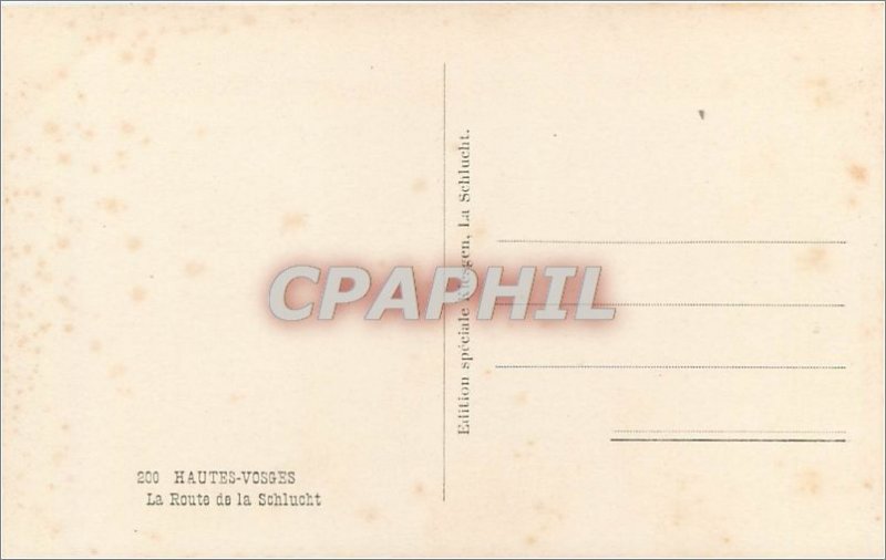 Old Postcard HAUTES-VOSGES.La Rote Schlucht