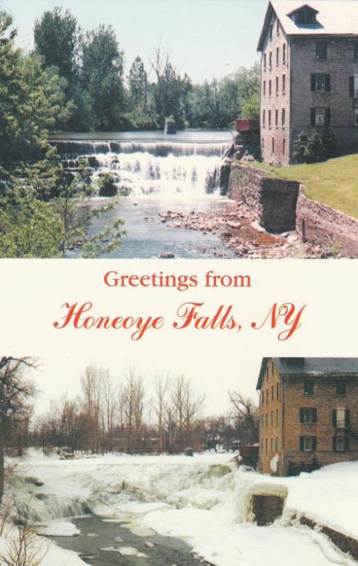 Greetings from Honeoye Falls NY, New York - Falls and Creek Views