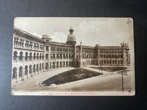 Mint Kuala Lumpur Malaysia Postcard RPPC Head Office FMS Railway Building