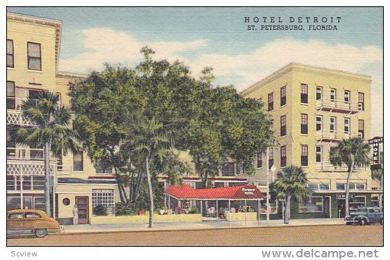 Hotel Detroit, St. Petersburg, Florida, 30-40s