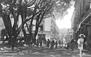 CUERNAVACA MORELOS MEXICO~STREET VIEW-STORE FRONTS~REAL PHOTO POSTCARD 1940s