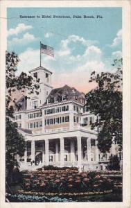 Florida Palm Beach Entrance To Hotel Poinciana