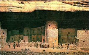 Diorama Series No. 5 Mesa Verde National Park Oversize GIANT Vintage Postcard