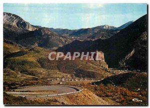 Postcard Modern Castellane Alp Haute Prov General view from the pass of Leque...