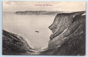 HORNVIKEN ved NORDKAP, Norway ~ Aerial View NORTHERN CAPE c1910s  Postcard