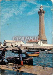 Postcard Modern Britain Lighthouse Eckmuhl (65m high among the most powerful ...