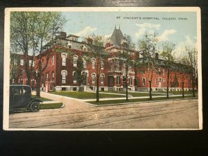 Vintage Postcard 1918 St. Vincent's Hospital Toledo Ohio (OH)