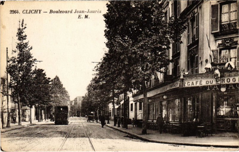 CPA CLICHY Boulevard Jean-Jaures (1322993)