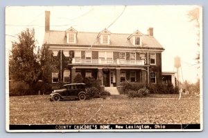 J99/ New Lexington Ohio RPPC Postcard c1930s County Children's Home 222