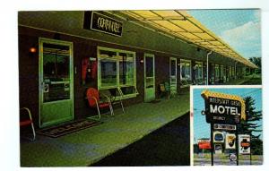 Interstate Oasis Motel Brunswick Maine postcard