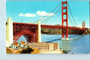 Golden Gate Bridge Postcard San Francisco California