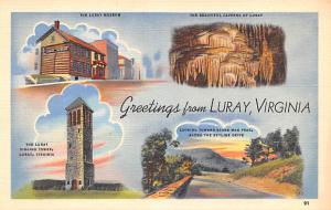 Greetings from Luray, Virginia USA Unused 