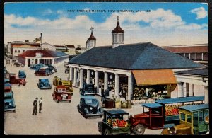 Vintage Postcard 1930-1945 New French Market, New Orleans, Louisiana