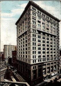 1906 CHICAGO ILL TRIBUNE NEWSPAPER BUILDING UNDIVIDED BACK POSTCARD 25-17 