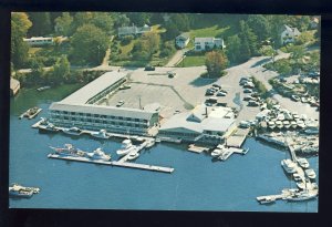 Boothbay Harbor, Maine/ME Postcard, Brown's Wharf. Motel/Restaurant/Marina