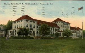 MD - Annapolis. US Naval Academy, Marine Barracks
